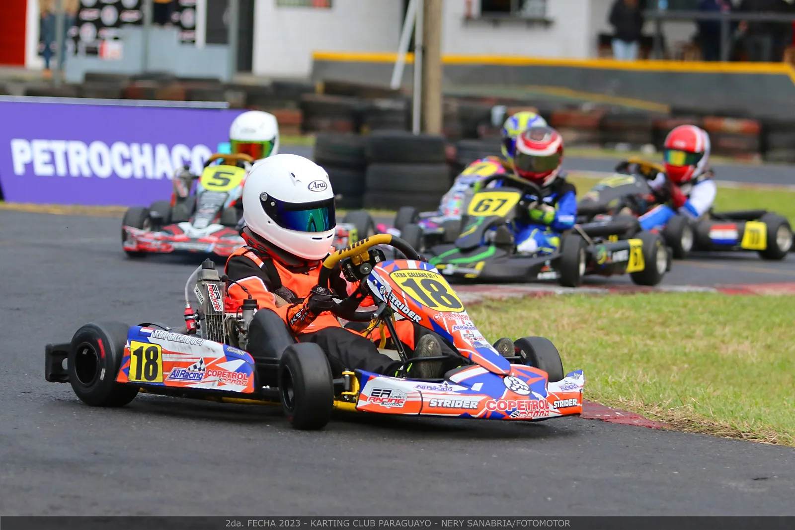 Karting Club Paraguayo cerró su segunda fecha con gran participación y clima desafiante