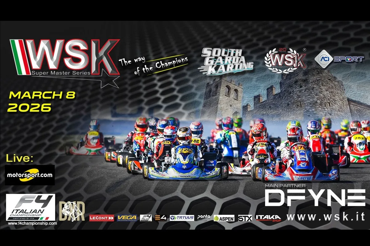 La WSK Super Master Series llega a Lonato con 400 pilotos en competencia