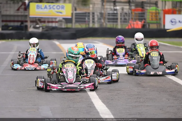 Clausura 2025: Ñu Guasu abre con lluvia y grandes emociones en el karting nacional