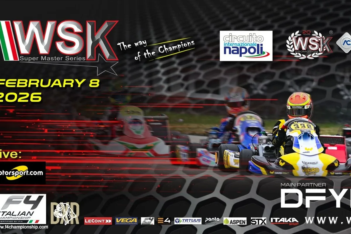 Sarno enciende motores para la segunda ronda de la WSK Super Master Series