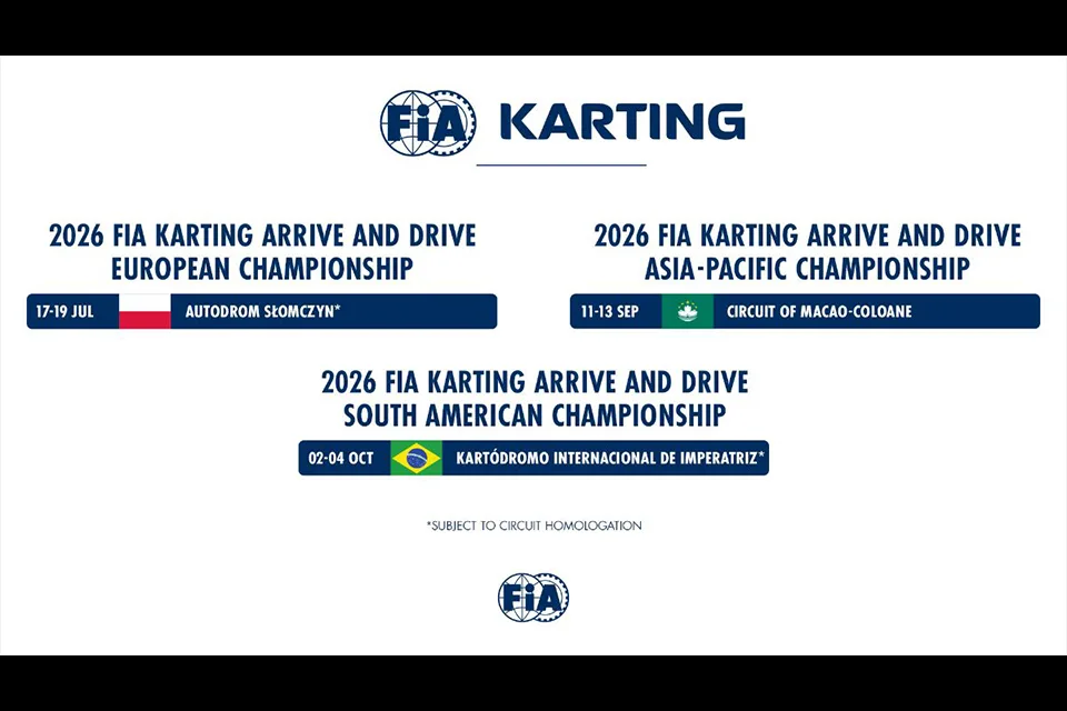FIA simplifica campeonatos Arrive and Drive 2026 con menor costo de inscripción