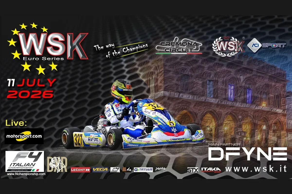 Cremona define campeones de la WSK Euro Series 2026 en julio
