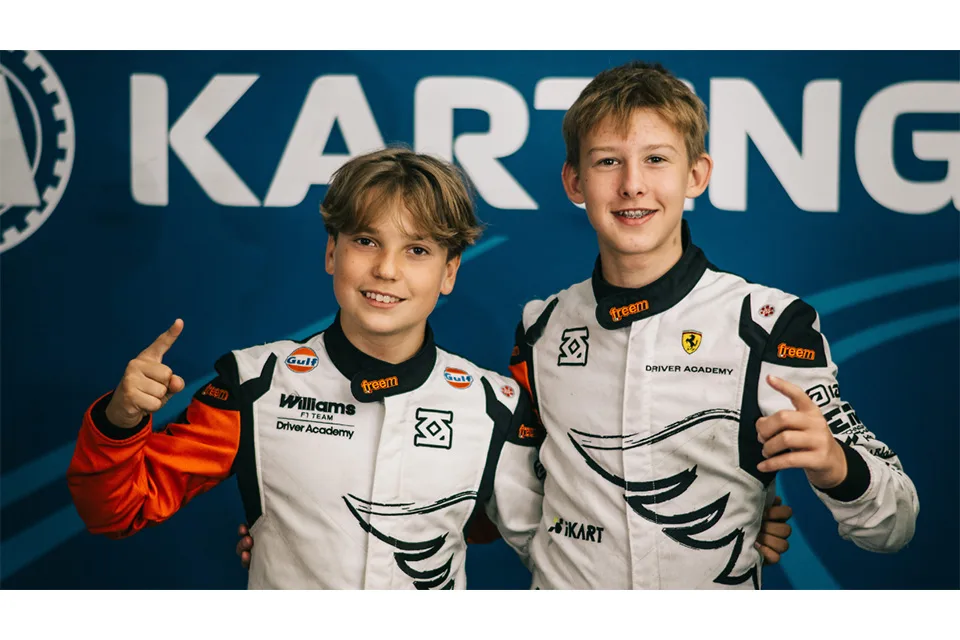 Baglin y Green conquistan títulos europeos de karting con Kart Republic