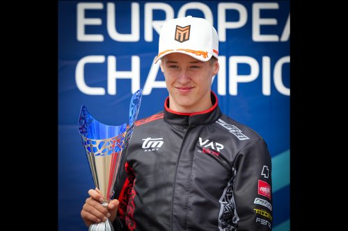 Birelart Brilla Bajo la Lluvia: Noah Wolfe Conquista el Podio en el Europeo de Karting en Portimão